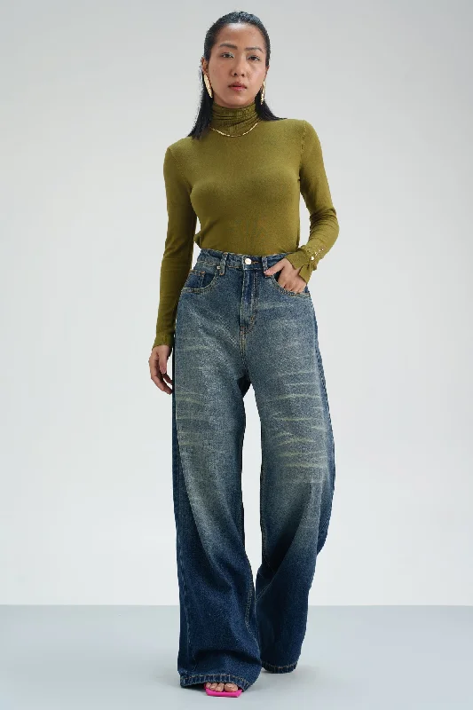 Dreamscape Denim Super Wide Flare Jeans