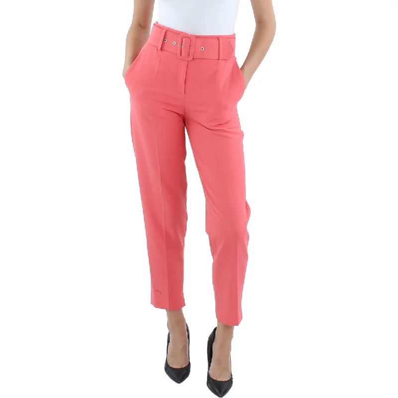 Hugo Womens Hasanu Belted  Trouser Pants