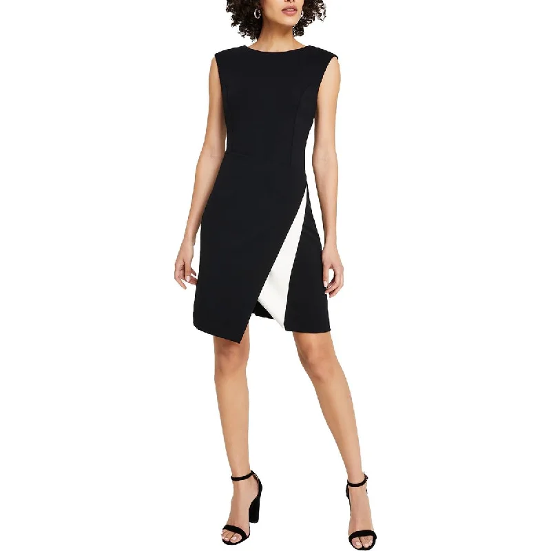 DKNY Womens Work Wear Above-Knee Sheath Dress