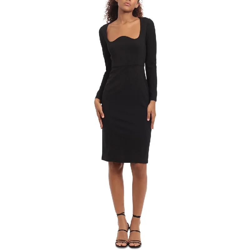 Donna Morgan Womens Solid  Bodycon Dress