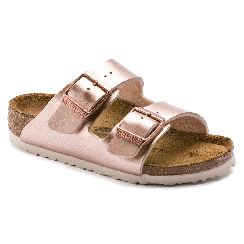 Arizona Birko-Flor Kids Sandal (Electric Metallic Copper)