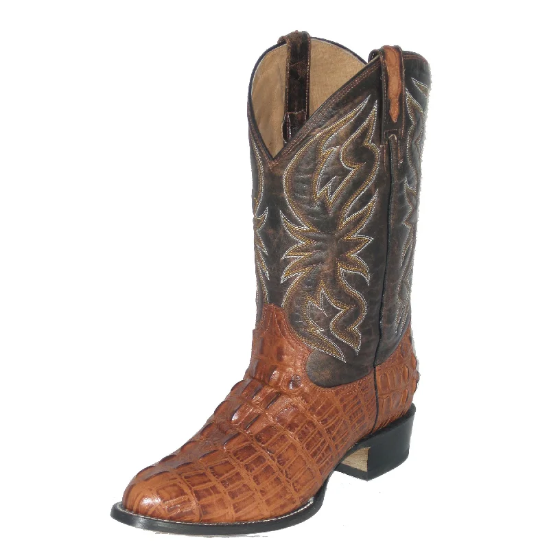 Cowtown Alligator Print Boot (Cognac)