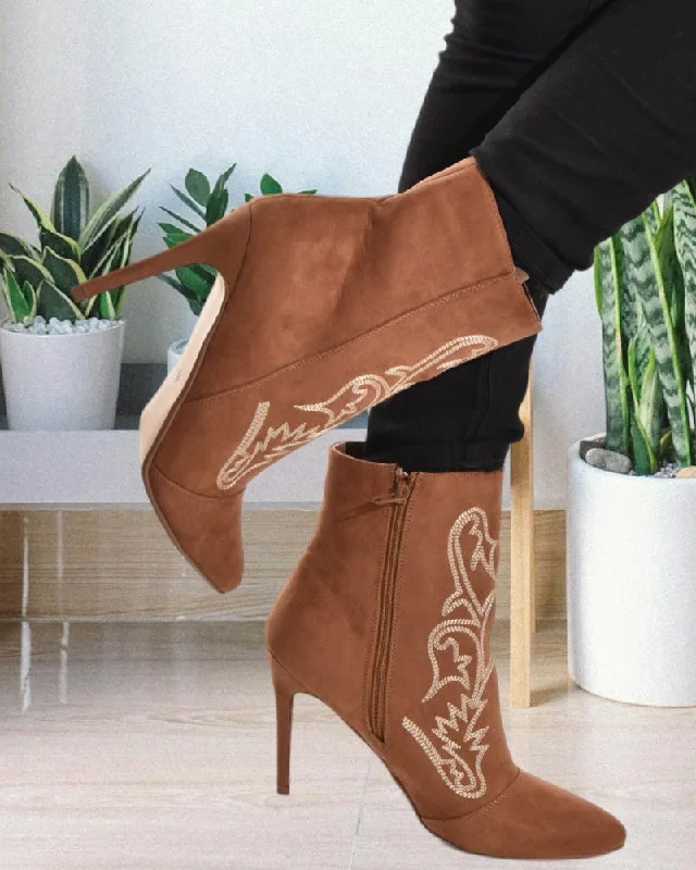 Out West Cognac Boots