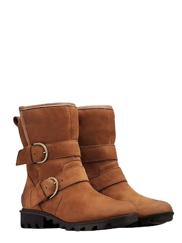 Women's Phoenix Moto Cozy Boot In Camel Brown